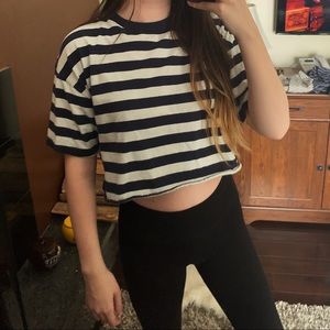 PACSUN striped shortsleeved top